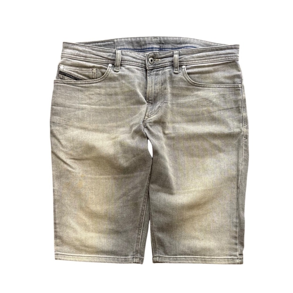 Grey Diesel Jean Shorts Jorts Size 30 Skinny Taper